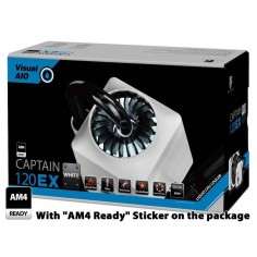 Cooler DeepCool CAPTAIN 120 EX WHITE DP-GS-H12L-CT120WA4