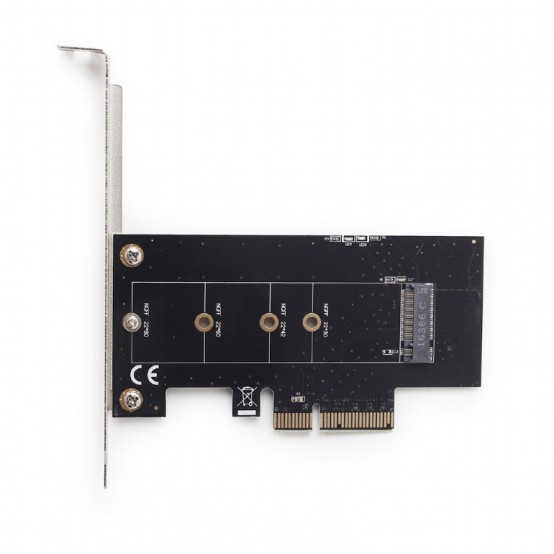 Adaptor Gembird M.2 SSD adapter PCI-Express add-on card, with extra low-profile bracket PEX-M2-01
