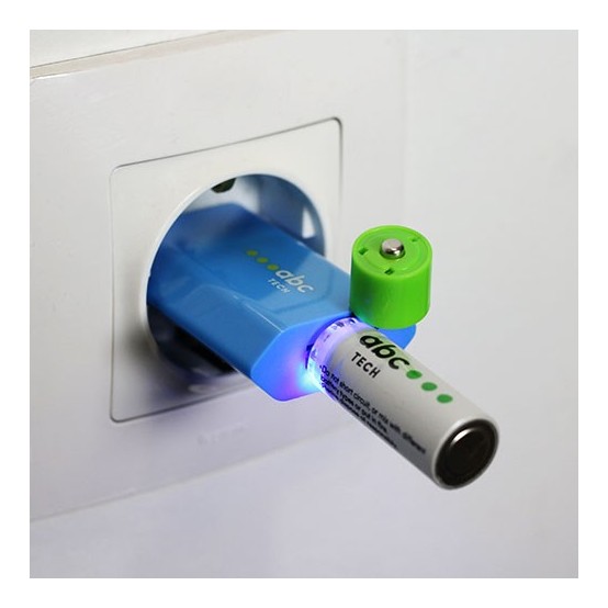 Acumulator ABC Tech Set 2 Baterii Reincarcabile prin USB Tip AA (R6)