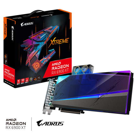 Placa video GigaByte AORUS Radeon RX 6900 XT XTREME WATERFORCE WB 16G R69XTAORUSX WB-16G