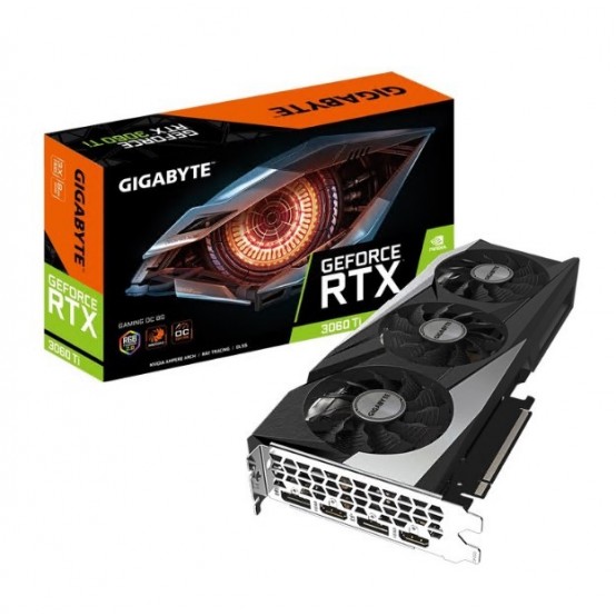 Placa video GigaByte GeForce RTX 3060 Ti GAMING OC 8G (rev. 2.0) GV-N306TGAMING OC-8G2