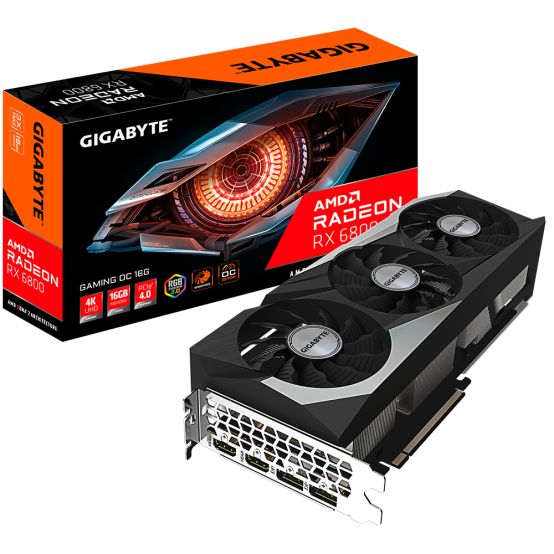Placa video GigaByte Radeon RX 6800 GAMING OC 16G GV-R68GAMING OC-16G