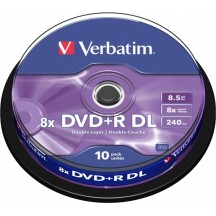DVD Verbatim DVD+R DL Double Layer 8.5 GB 8x 43666