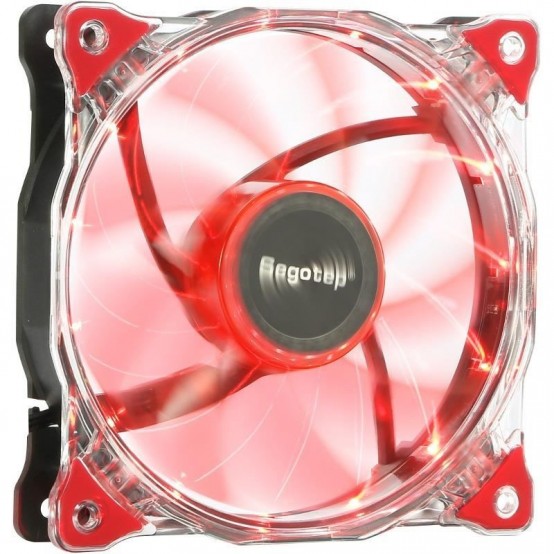 Ventilator Segotep Polar Wind 120mm Red LED POLARWND-RD