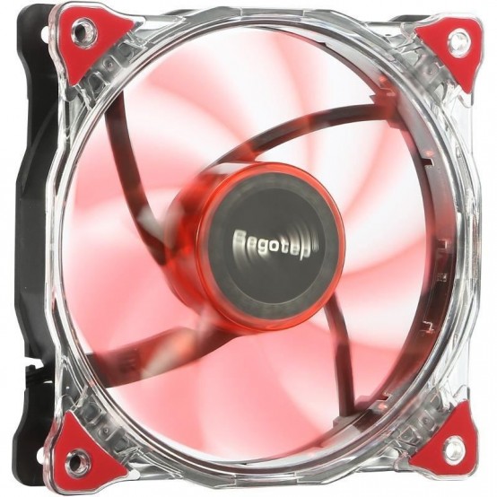 Ventilator Segotep Polar Wind 120mm Red LED POLARWND-RD