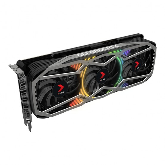 Placa video PNY GeForce RTX 3080 10GB XLR8 Gaming REVEL EPIC-X RGB Triple Fan LHR VCG308010LTFXPPB