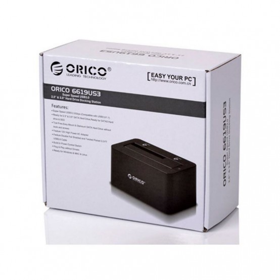 Docking Station Orico 6619US3-BK