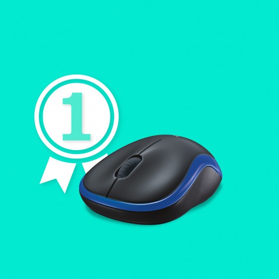 Mouse Logitech M185 Wireless Blue 910-002239