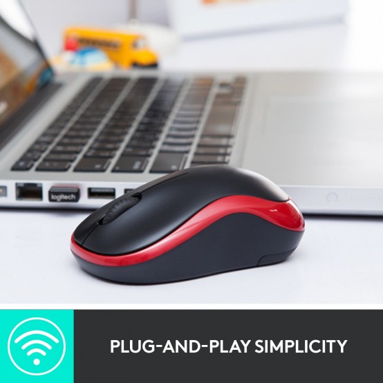 Mouse Logitech M185 Wireless Blue 910-002239