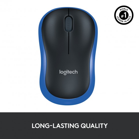 Mouse Logitech M185 Wireless Blue 910-002239