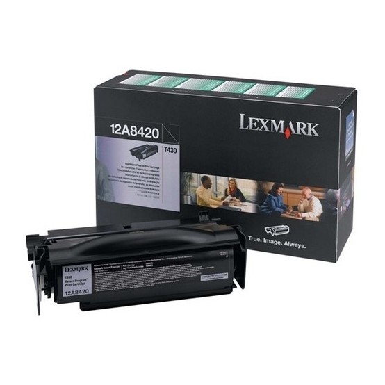 Cartus Lexmark T430 Return Program Print Cartridge 12A8420