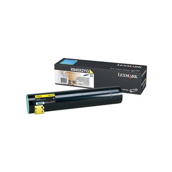 Cartus Lexmark X940e, X945e Yellow High Yield Toner Cartridge X945X2YG