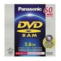 DVD Panasonic DVD-RAM 1.4 GB 2x QDVD-RAMPN60
