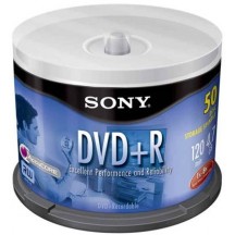 DVD Sony DVD+R 4.7 GB 16x QDVD+RSN16X50