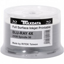 Disc Blu-ray Traxdata BD-R 25 GB 4x Inkjet Printable 90LCK05IWPPRO