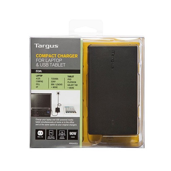 Alimentator Targus Compact Laptop & USB Tablet Charger APA042EU