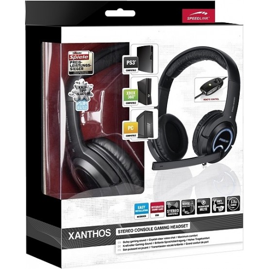 Casca SpeedLink XANTHOS Stereo Console Gaming Headset SL-4475-BK