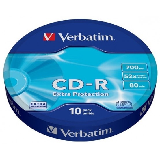 CD Verbatim CD-R 700 MB 52x 43725