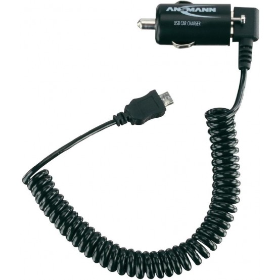 Alimentator Ansmann USB Car Charger With Micro USB Cable 1000-0001