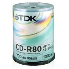 CD TDK CD-R 700 MB 52x QCDR80TDBULK100