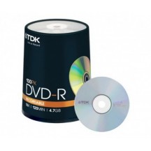 DVD TDK DVD-R 4.7 GB 16x QDVD-RTD16X100