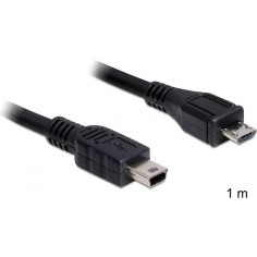 Cablu Delock Cable USB 2.0 micro-B male  USB mini male 83177