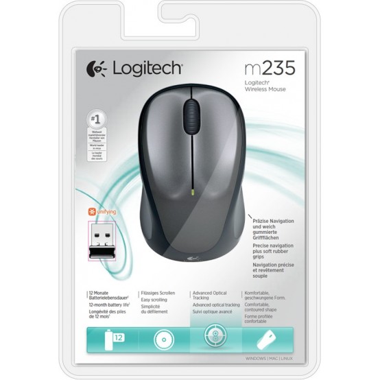 Mouse Logitech Wireless Mouse M235 910-002201