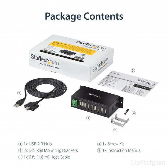 Hub StarTech.com ST7200USBM