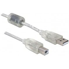Cablu Delock Cable USB 2.0 Type-A male  USB 2.0 Type-B male 0.5 m 82057