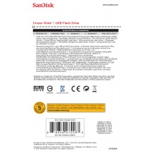 Memorie flash USB SanDisk Cruzer Glide SDCZ60-064G-B35