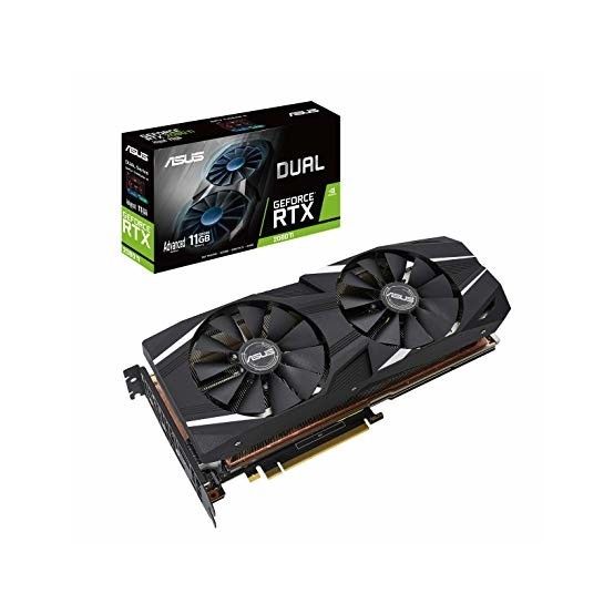 Placa video ASUS DUAL-RTX2080TI-A11G 90YV0C42-M0NM00