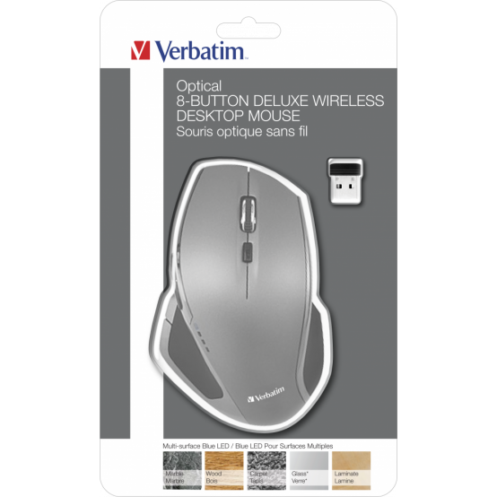 Mouse Verbatim 8-Button Wireless Mouse 49041