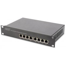 Switch Digitus 10 inch 8-port Gigabit Ethernet PoE DN-95317
