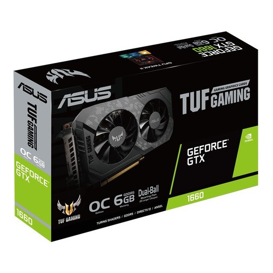 Placa video ASUS TUF-GTX1660-O6G-GAMING 90YV0CU2-M0NA00