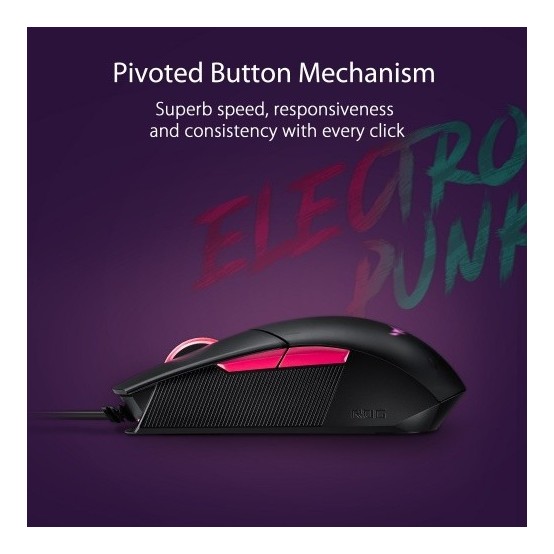 Mouse ASUS ROG Strix Impact II Electro Punk 90MP01U0-BMUA00
