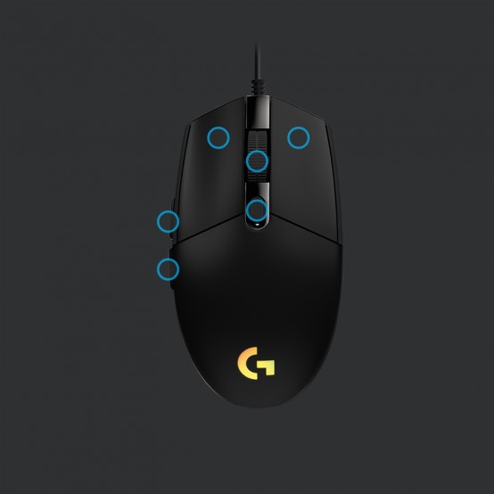Mouse Logitech G203 LIGHTSYNC 910-005796