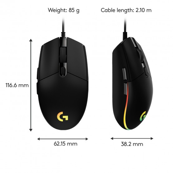 Mouse Logitech G203 LIGHTSYNC 910-005796