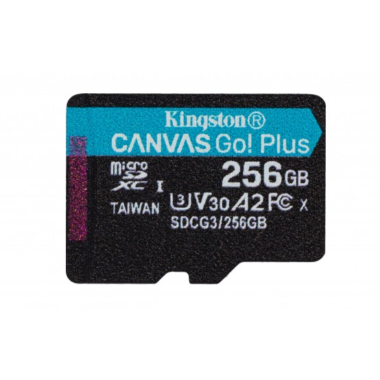 Card memorie Kingston Canvas Go Plus SDCG3/256GBSP