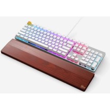 Tastatura Glorious PC Gaming Race Full Size White Ice Edition GLO-GMMK-FS-BRN-W