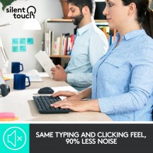 Tastatura Logitech MK295 Silent Wireless Combo 920-009800