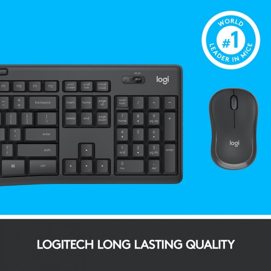 Tastatura Logitech MK295 Silent Wireless Combo 920-009800
