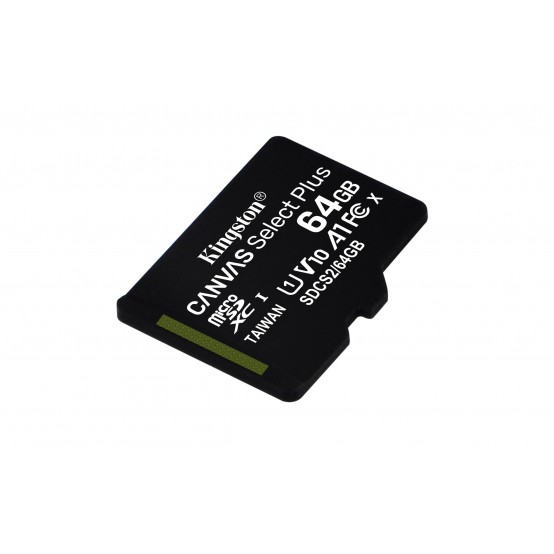 Card memorie Kingston Canvas Select Plus SDCS2/64GB-3P1A
