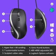 Mouse Logitech M500s 910-005784