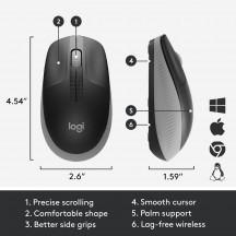 Mouse Logitech M190 910-005906