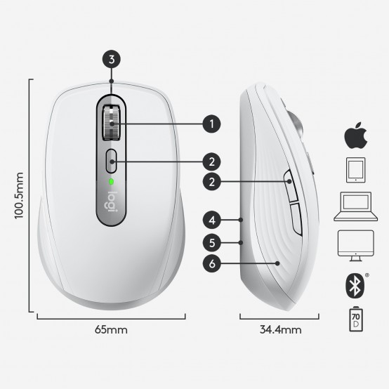 Mouse Logitech MX Anywhere 3 910-005991