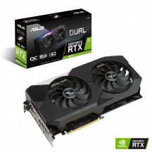 Placa video ASUS  Dual GeForce RTX 3070 V2 OC Edition DUAL-RTX3070-O8G-V2