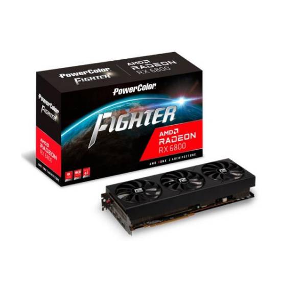 Placa video PowerColor RX6800 16G-3DHO AXRX 6800 16GBD6-3DH/OC