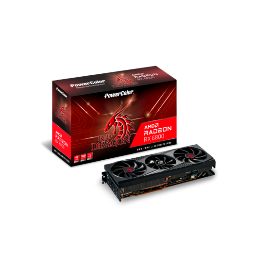 Placa video PowerColor RX6800 16G-3DRO AXRX 6800 16GBD6-3DHR/OC