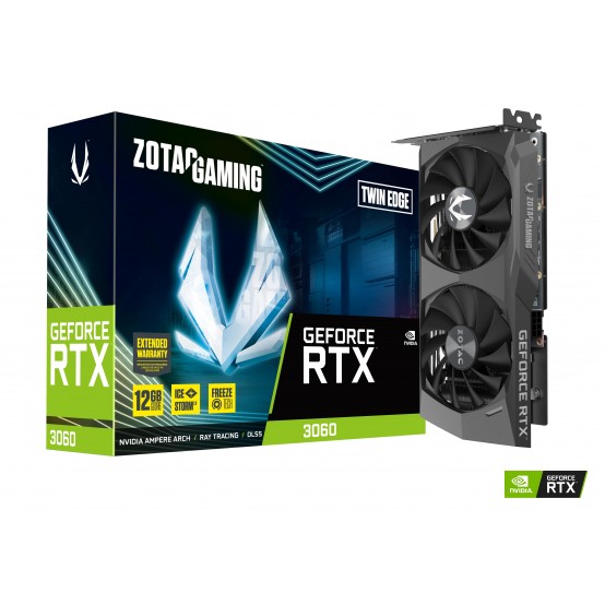 Placa video Zotac GeForce RTX 3060 Twin Edge ZT-A30600E-10M