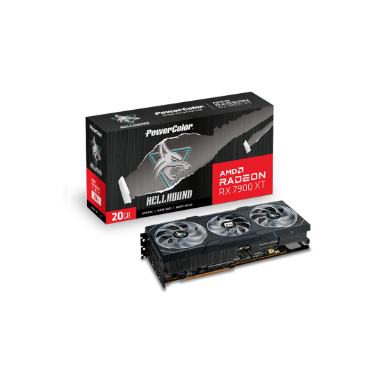 Placa video PowerColor Hellhound RX 7900 XT 20G-L/OC